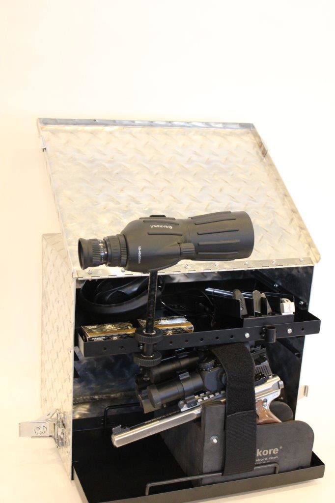 Waffenkoffer PISTOL CASE 500 halbstarr für mehrere Kurzwaffen - Decathlon